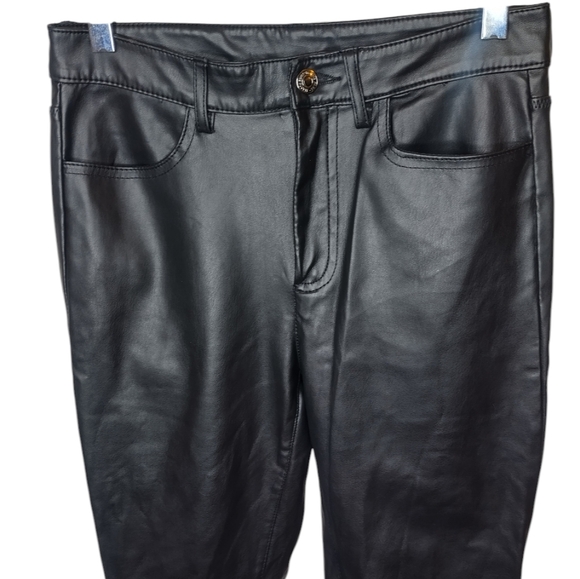 Free People Faux Leather Pants 28 - Picture 5 of 6